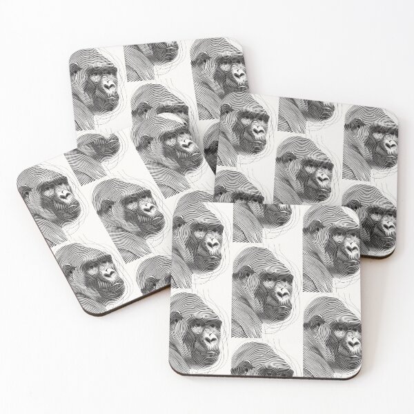Item preview, Abstract Gorilla: Minimalism in Line designed and sold by Piotrek0001.