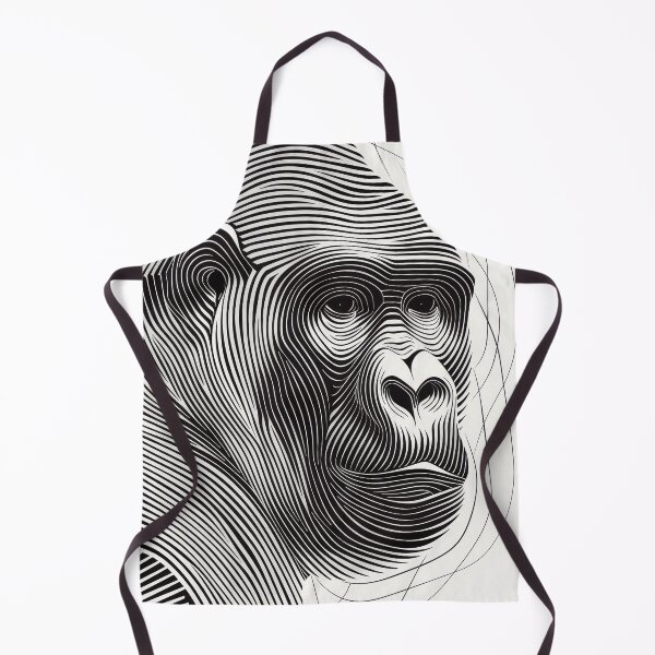 Item preview, Abstract Gorilla: Minimalism in Line designed and sold by Piotrek0001.