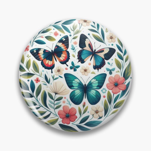 Item preview, butterflies with flowers landscape floral flowers background designed and sold by Expressions-Sel.