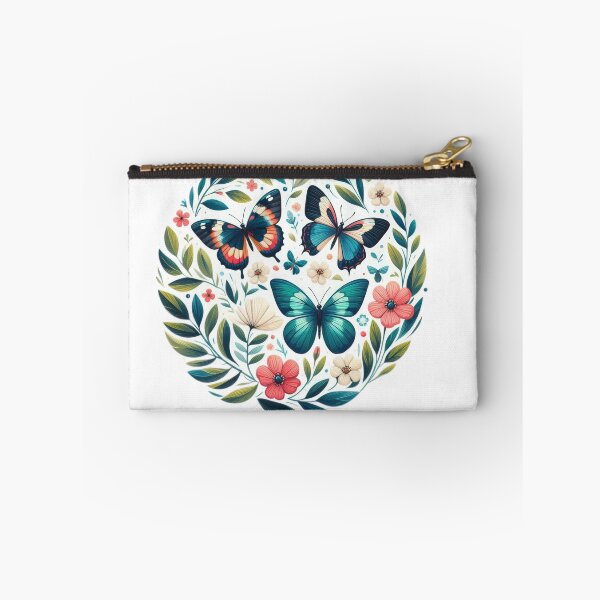 Item preview, butterflies with flowers landscape floral flowers background designed and sold by Expressions-Sel.
