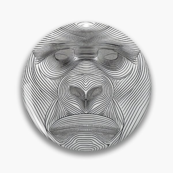 Item preview, Abstract Gorilla: Minimalism in Line designed and sold by Piotrek0001.