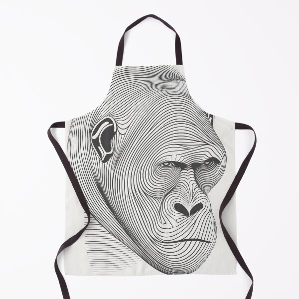 Item preview, Abstract Gorilla: Minimalism in Line designed and sold by Piotrek0001.