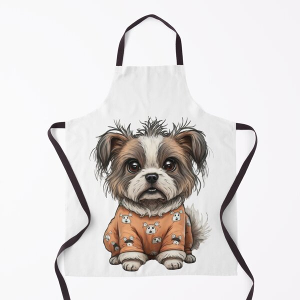 Item preview, A dog wearing pajamas with messy hair designed and sold by ASSNZA.