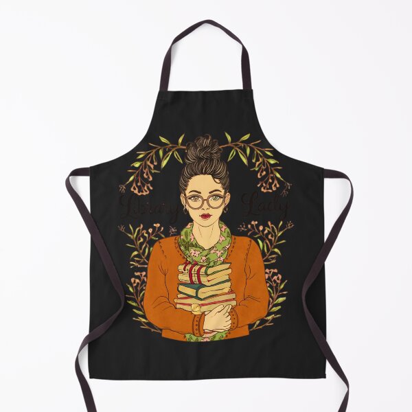 Item preview, The Library Lady: Curator of Knowledge and Inspiration designed and sold by Wonder Pixel Studio.