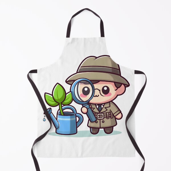 Item preview, Kawaii Detective: Magnifying Glass Watering Can designed and sold by CanvasCutie.