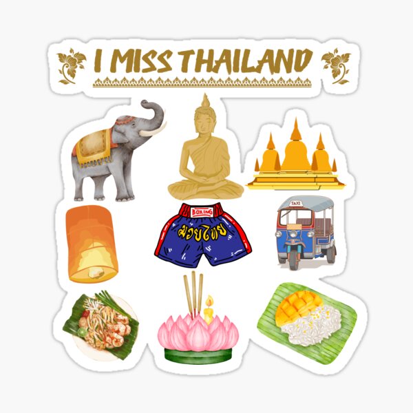 Item preview, I miss Thailand T-Shirt designed and sold by Waykin22.