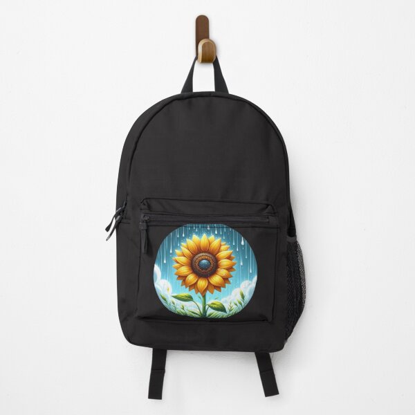 Item preview, sunflower in the rain landscape floral flowers background designed and sold by Expressions-Sel.