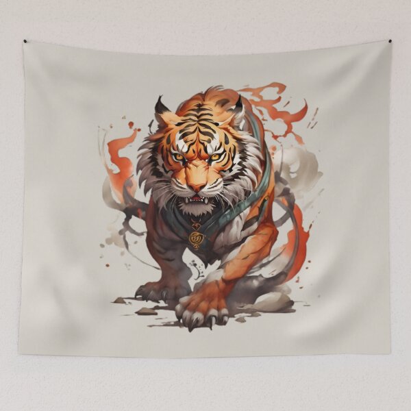 Item preview, Powerful Tiger designed and sold by PolygonPinnacle.
