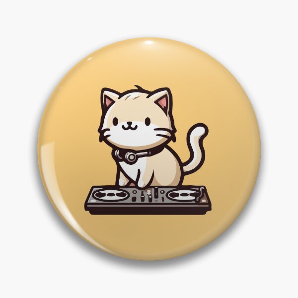 Item preview, Dj Cat kawaii Music Lover jazz designed and sold by SOMI SOMI.