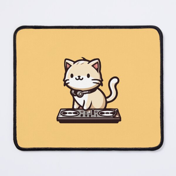 Item preview, Dj Cat kawaii Music Lover jazz designed and sold by SOMI SOMI.