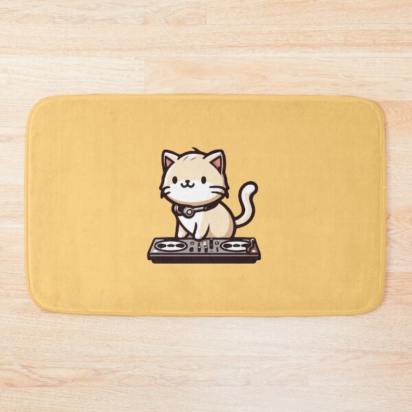 Item preview, Dj Cat kawaii Music Lover jazz designed and sold by SOMI SOMI.
