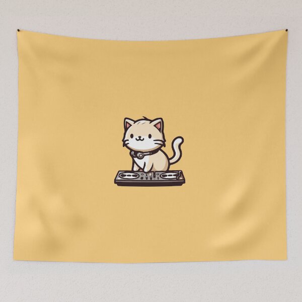 Item preview, Dj Cat kawaii Music Lover jazz designed and sold by SOMI SOMI.
