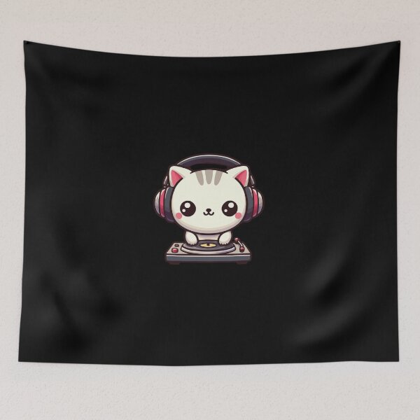 Item preview, Music Lover Edm Cat designed and sold by SOMI SOMI.