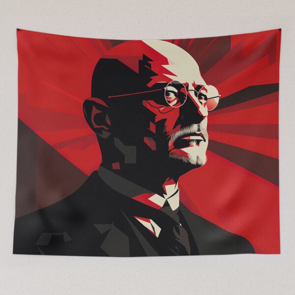 Item preview, Fritz Haber | Red minimalism designed and sold by ComicsFactory.