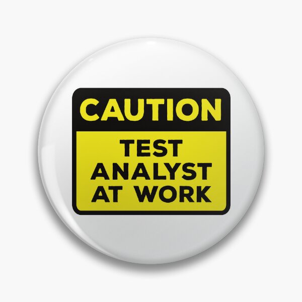 Item preview, Caution Test Analyst at Work designed and sold by softwaretesting.