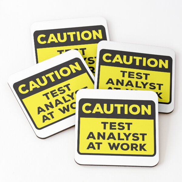 Item preview, Caution Test Analyst at Work designed and sold by softwaretesting.