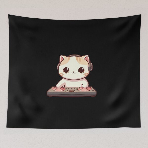 Item preview, Music Lover slowly Cat designed and sold by SOMI SOMI.
