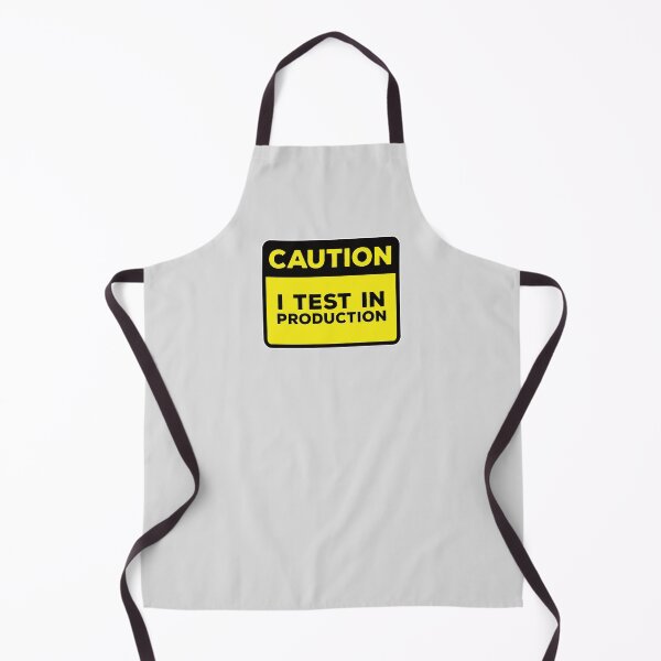 Artikelvorschau, Achtung, ich teste in der Produktion entworfen und verkauft von softwaretesting.