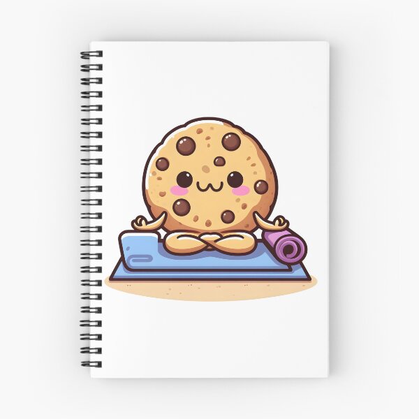 Item preview, Kawaii Cookie With Yoga Mat designed and sold by CanvasCutie.
