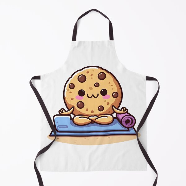 Item preview, Kawaii Cookie With Yoga Mat designed and sold by CanvasCutie.