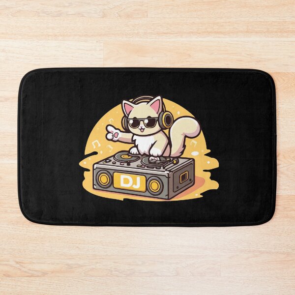 Item preview, Music Lover Yahoo Cat designed and sold by SOMI SOMI.