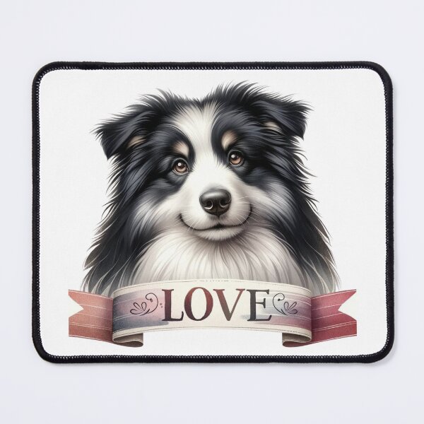 Item preview, Australian Shepherd Love Unconditional & Unleashed designed and sold by Willyboy16.