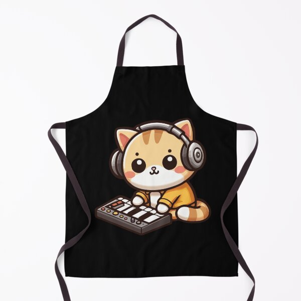 Item preview, Music Lover Kawaii Cat designed and sold by SOMI SOMI.