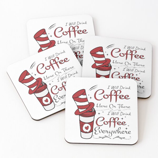 Item preview, I Will Drink Coffee Here Or There - Funny Teacher Caffeine Love designed and sold by CALMEVO.