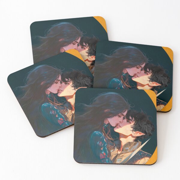 Item preview, holly black, the cruel prince - Cardan and Jude kiss designed and sold by NinjadesignShop.