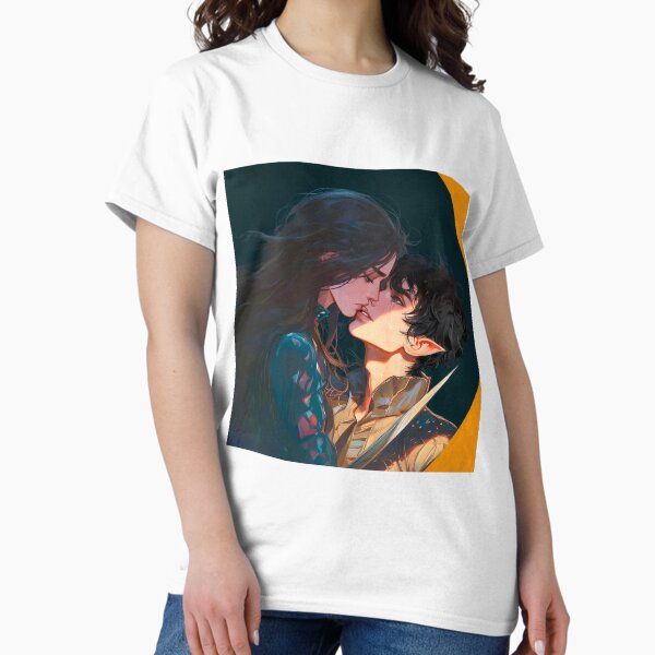 Vista previa del artículo con la obra «holly black, el príncipe cruel - Cardan y Jude se besan», diseñado y vendido por NinjadesignShop.