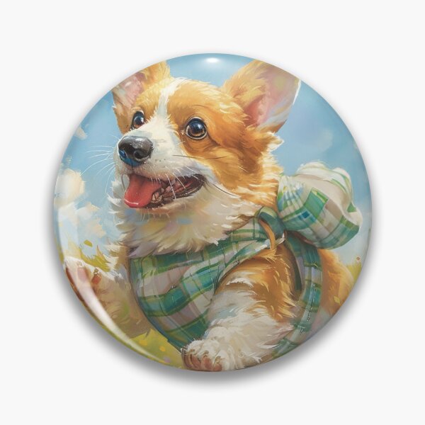Item preview, Corgi dog at Easter designed and sold by CorgiCuddle.