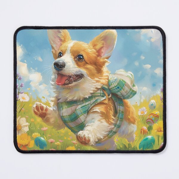 Item preview, Corgi dog at Easter designed and sold by CorgiCuddle.