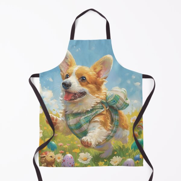 Item preview, Corgi dog at Easter designed and sold by CorgiCuddle.