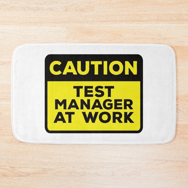 Item preview, Caution Test Manager at Work designed and sold by softwaretesting.