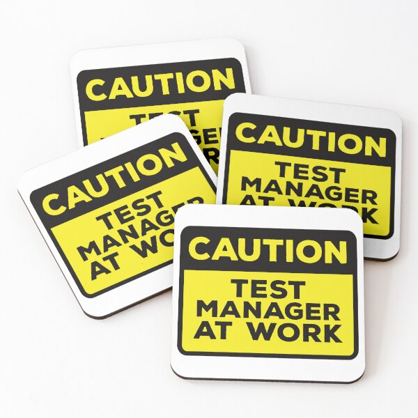 Item preview, Caution Test Manager at Work designed and sold by softwaretesting.