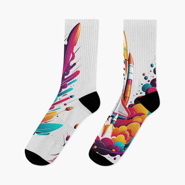 Item preview, Colorful Rocket Launch designed and sold by LiveDesigner.
