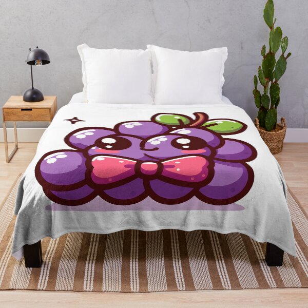 Item preview, Uvas Kawaii: usando una pequeña pajarita designed and sold by CanvasCutie.