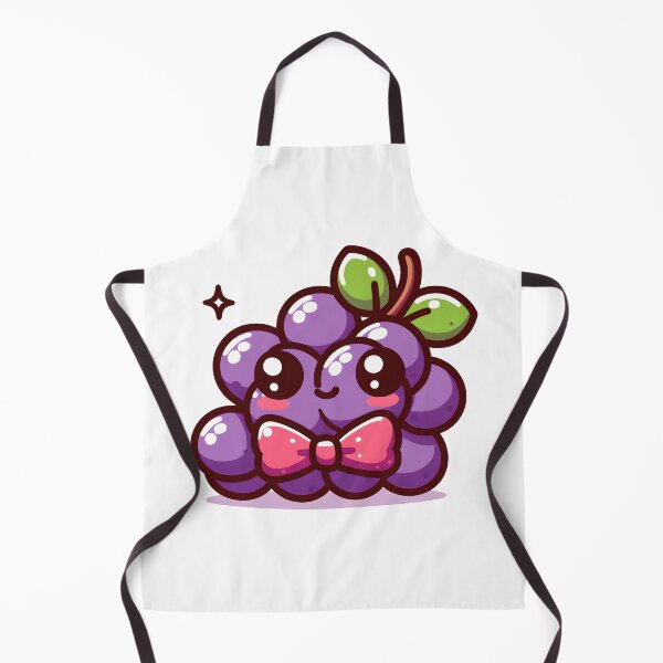 Item preview, Uvas Kawaii: usando una pequeña pajarita designed and sold by CanvasCutie.