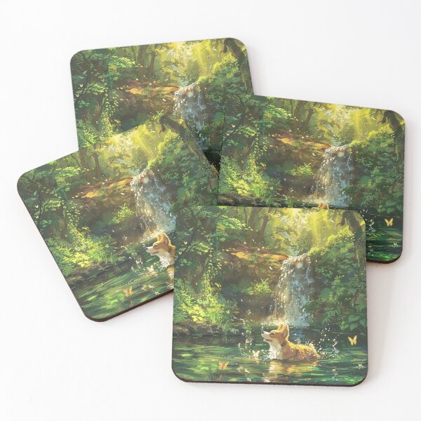 Item preview, Corgi dog explores the forest designed and sold by CorgiCuddle.