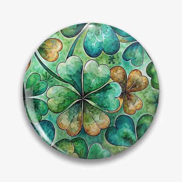 Item preview, St Patricks day clover pattern designed and sold by ValentinaHramov.