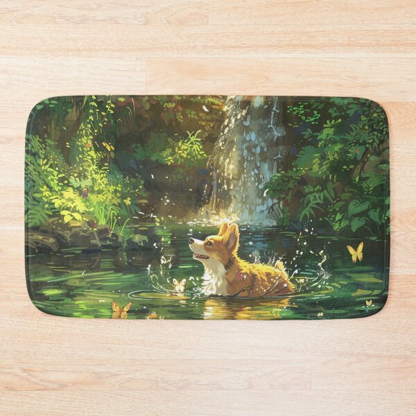 Item preview, Corgi dog explores the forest designed and sold by CorgiCuddle.