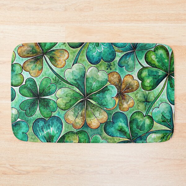 Item preview, St Patricks day clover pattern designed and sold by ValentinaHramov.