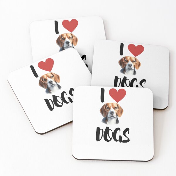Item preview, I Love Dog Tees, ILoveMyBeagle, BeagleAffection, BeagleLove, DogLoveApparel, Dog Sticker, Dog Mats, Pet Sticker, Phonecase designed and sold by TeeShirtTrendz.