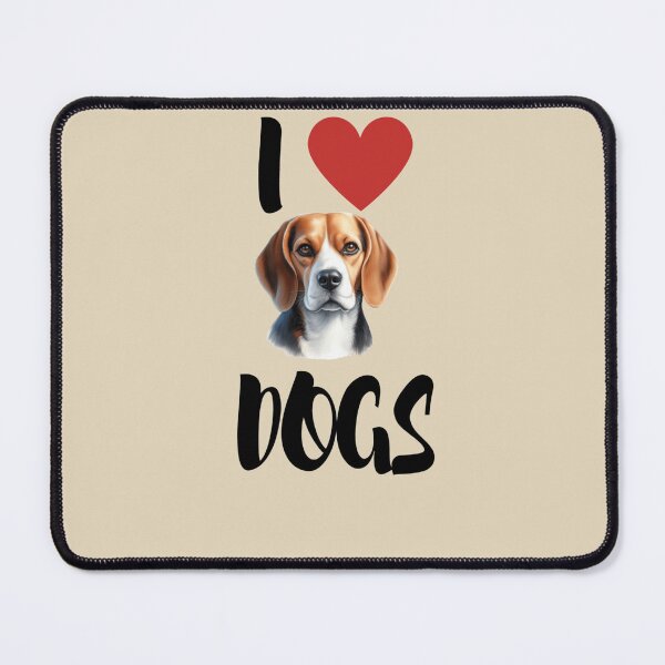 Item preview, I Love Dog Tees, ILoveMyBeagle, BeagleAffection, BeagleLove, DogLoveApparel, Dog Sticker, Dog Mats, Pet Sticker, Phonecase designed and sold by TeeShirtTrendz.