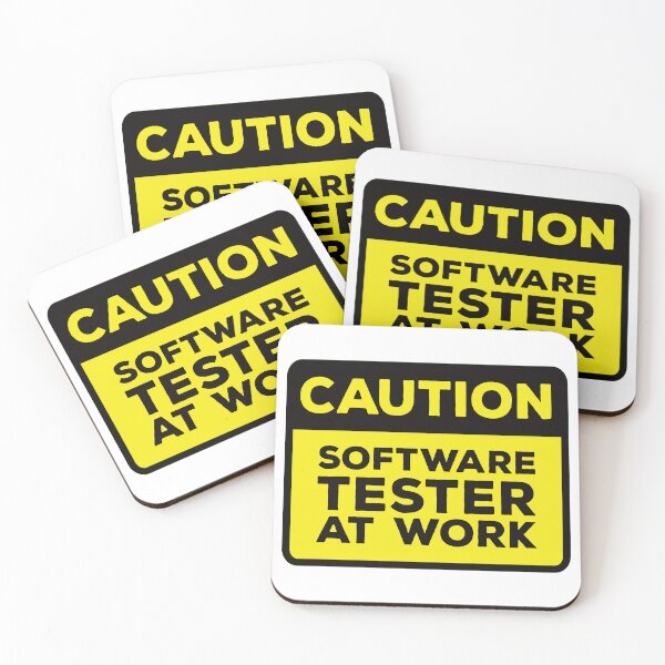 Item preview, Caution Software Tester at Work designed and sold by softwaretesting.