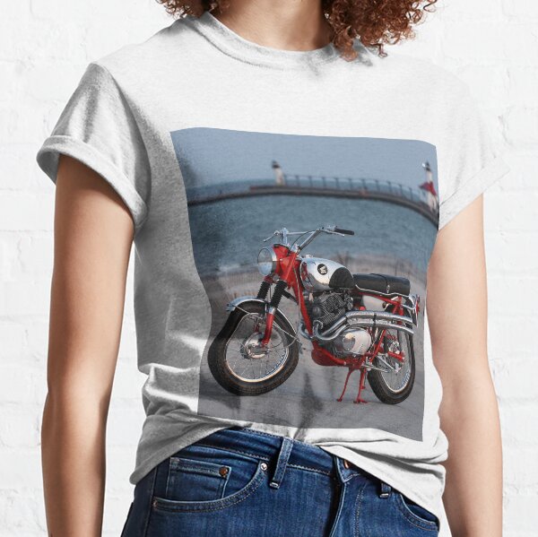 Motorcycle Vintage Honda T Shirts Redbubble - black champion hoodie rainbow motorcycle t shirt roblox
