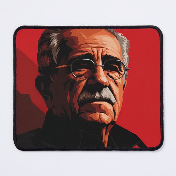 Item preview, Gabriel García Márquez | Red minimalism designed and sold by ComicsFactory.