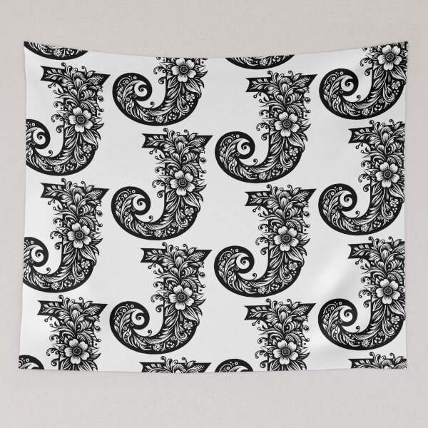Item preview, Letter J sticker decorative design designed and sold by stickysterscom.
