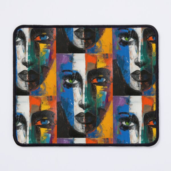 Item preview, Emotional Kaleidoscope: Painted Mix of Woman Faces designed and sold by Piotrek0001.