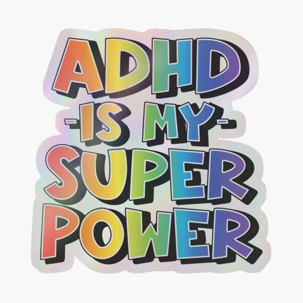 Item preview, ADHD is my Super Power designed and sold by Magico Paco.